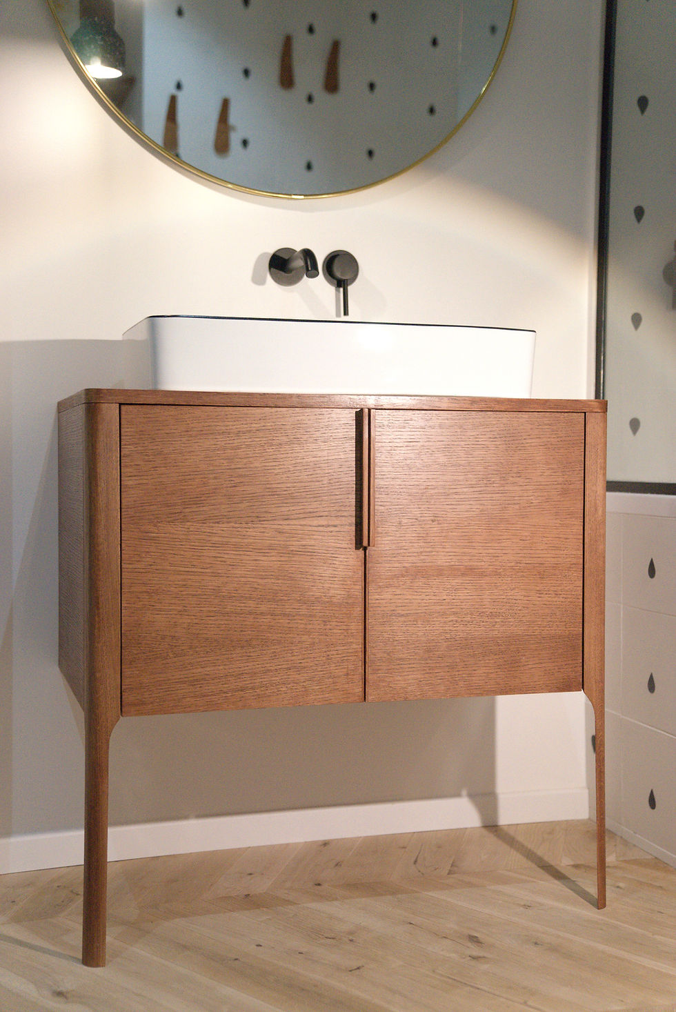 Miniature : meuble vasque sur mesure by gallianne quintrec