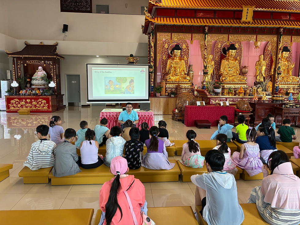 陳慈浩老師講述了佛陀生平故事
