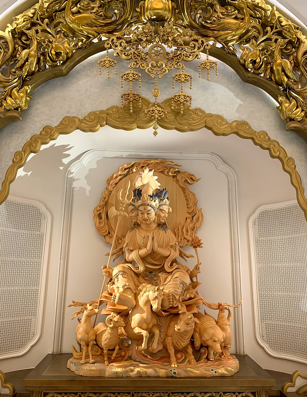 普陀山 “馬頭觀音”像