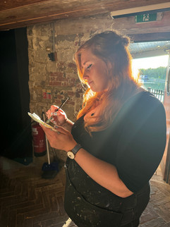 artist painting event sip and paint night out milton keynes