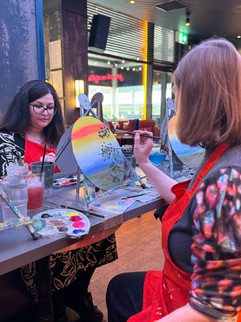 event sip and paint milton keynes night out hen do corporate event party drinks