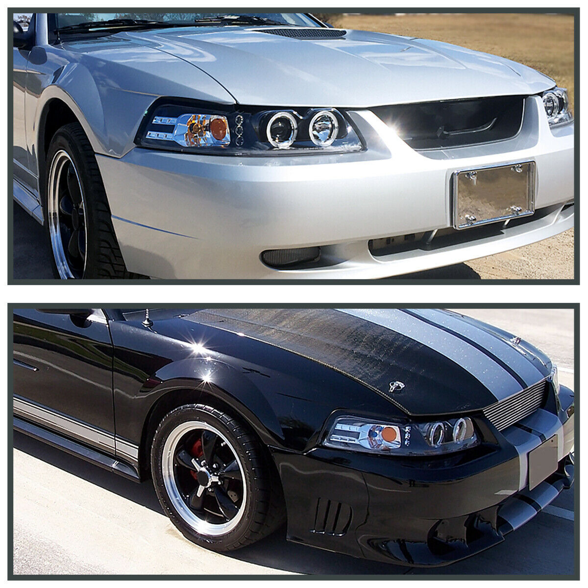 Unidades Delanteras Para Mustang 1999-2004 Proyector y LED