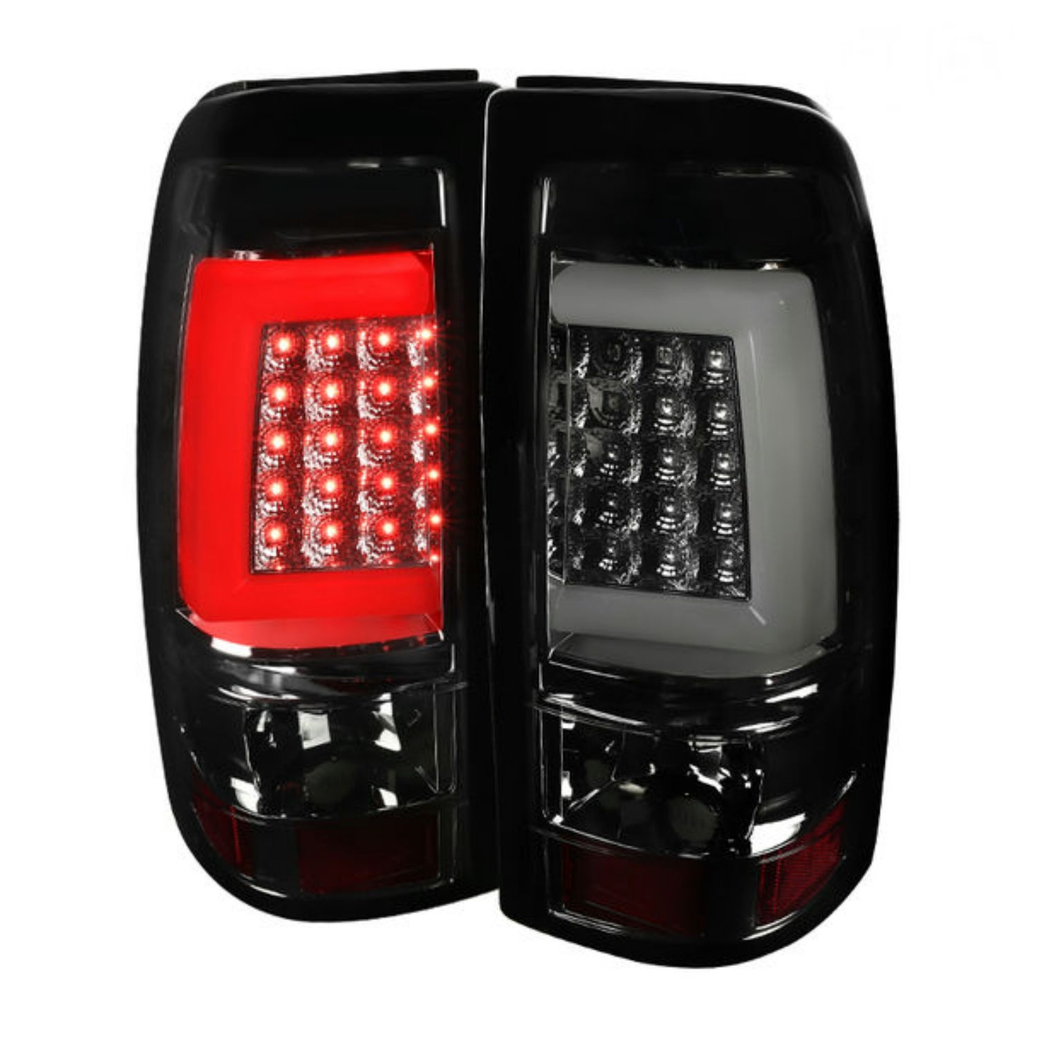 Unidades Traseras Para Chevrolet Silverado/Cheyenne 2003-2007 LED Ahumadas Tipo