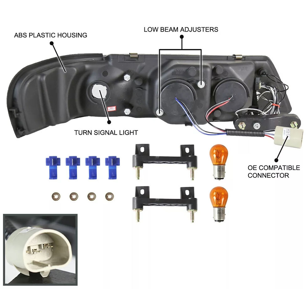 Miniatura: Unidades Delanteras Para Nissan Sentra/200sx 1995-1999 LED y Proyector