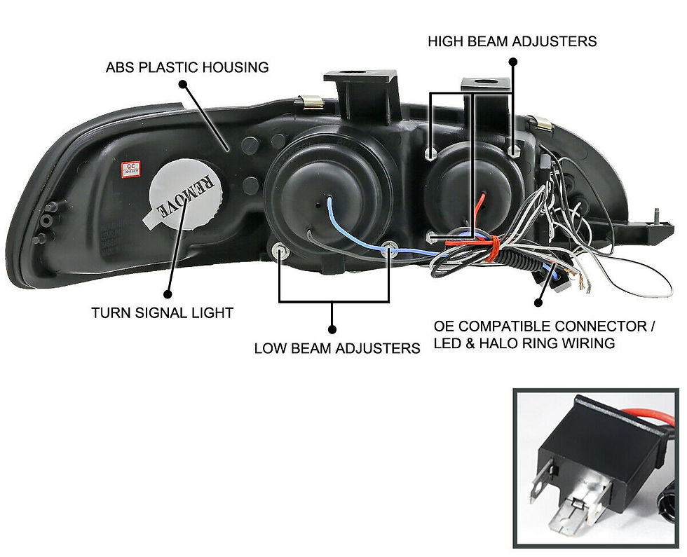 Miniatura: Unidades Delanteras Para Honda Civic 1992-1995 Halo