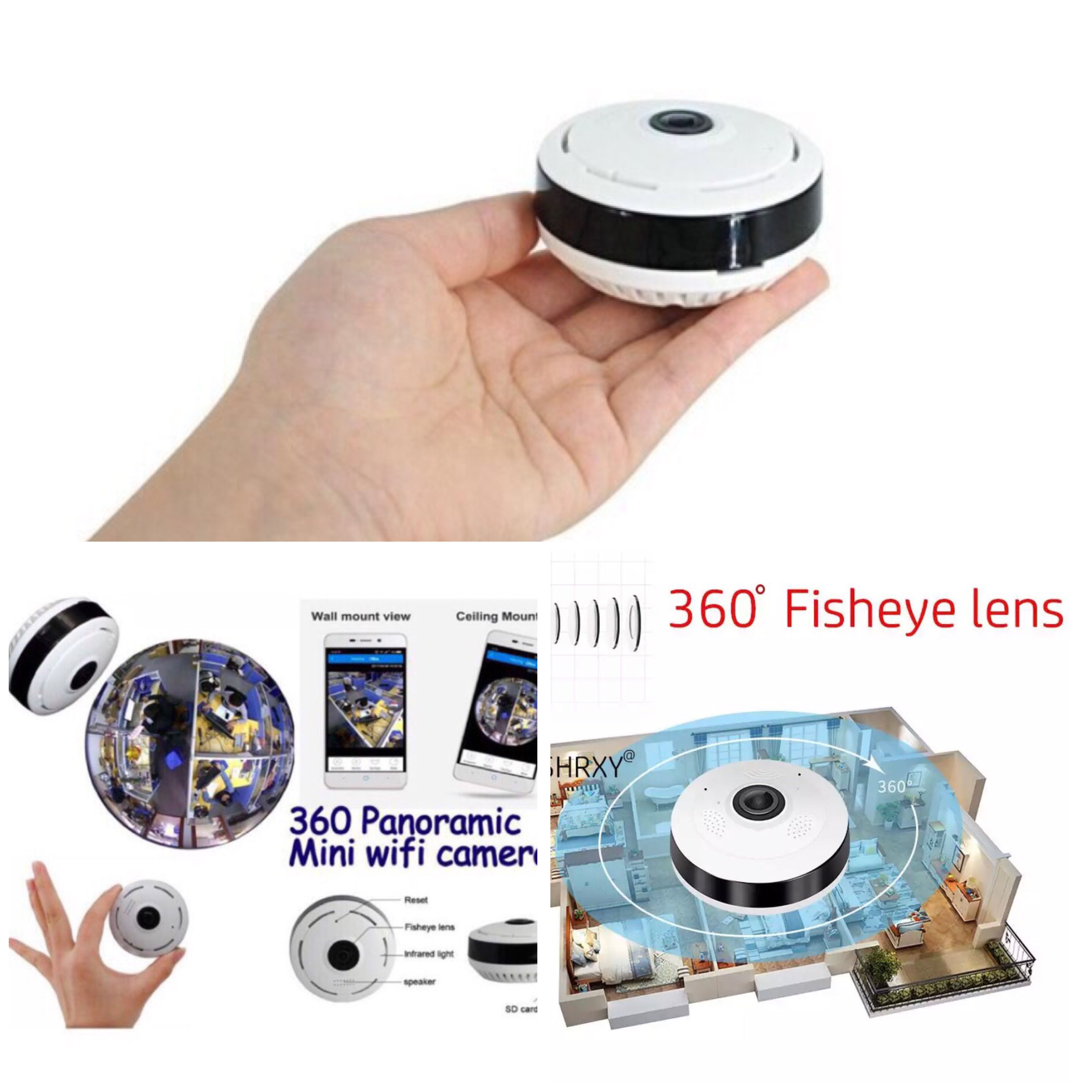 Mini Panoramic Wifi IP CCTV