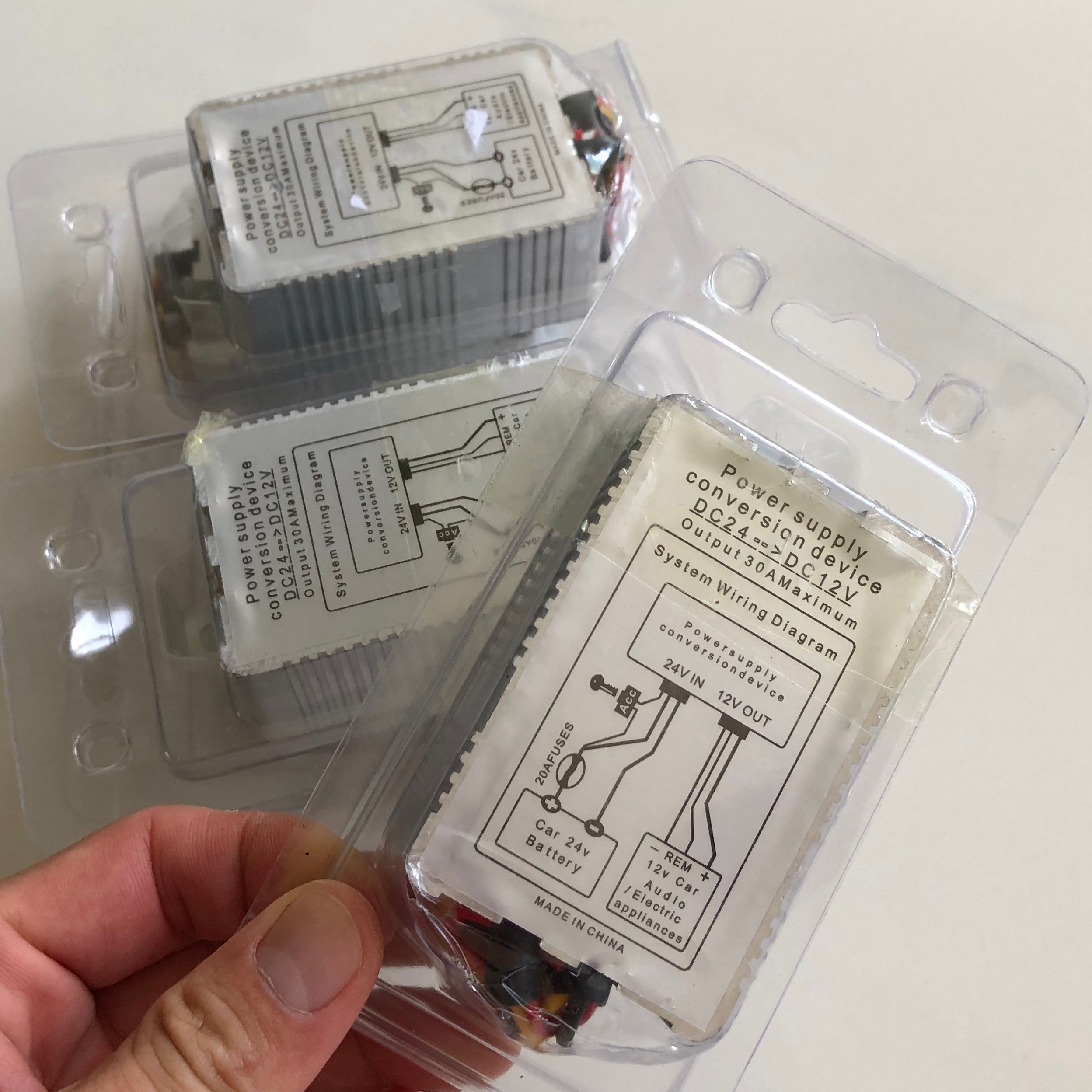 24V to 12V Power Converter - for Lorry/Truck