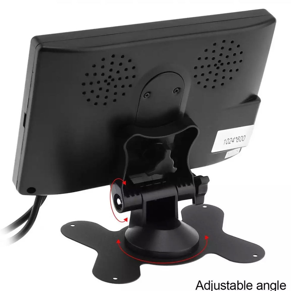 Thumbnail: 7 Inch LCD Monitor with 2 Video Inputs