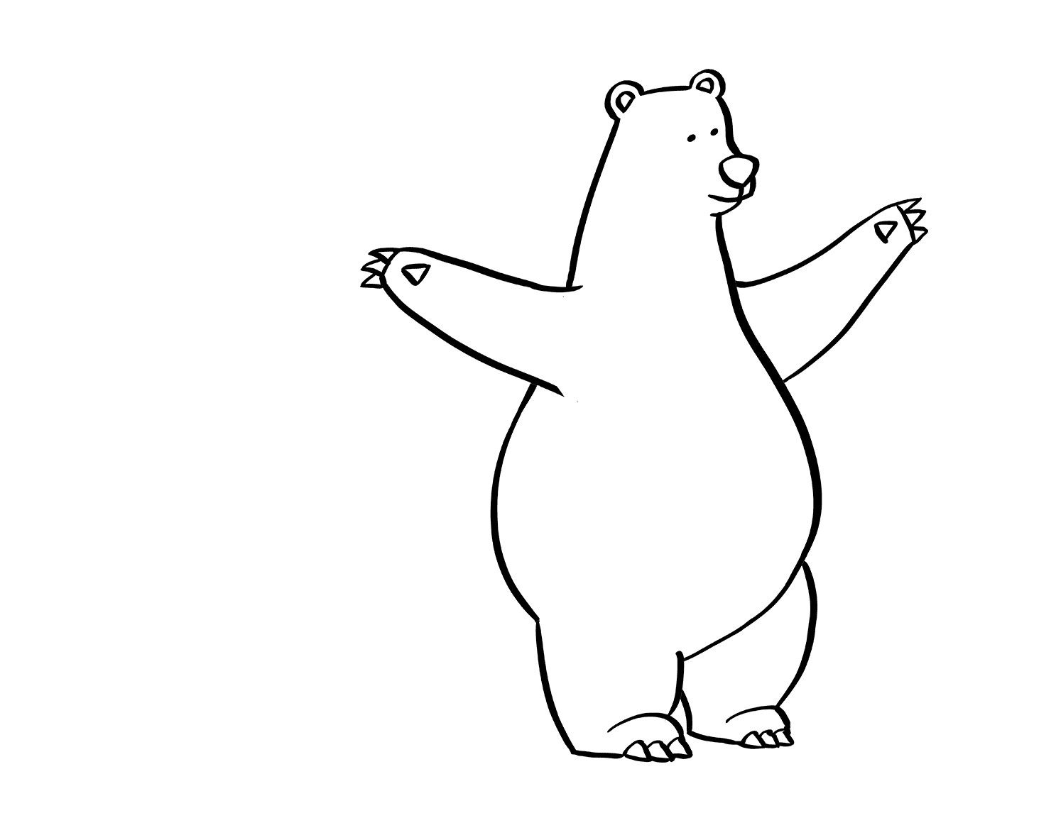 Dessin Oto ours polaire