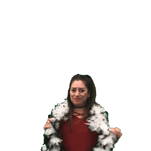erika feather boa.gif