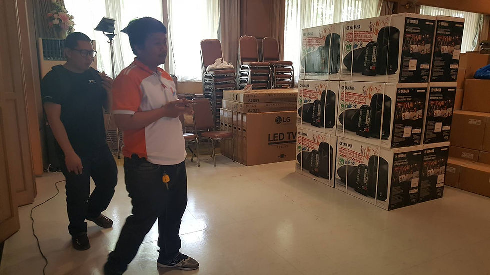 จัดส่งสินค้าให้ลูกค้า