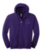 Eastport Maine Hoodie Full Zip White Lettering