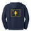 Thumbnail: Maine Hoodie Full Zip Yellow Lettering