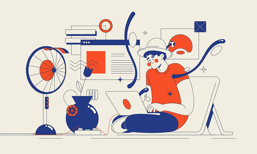 Illustration de la méthode d’apprentissage du DEUST WMI, le e-learning