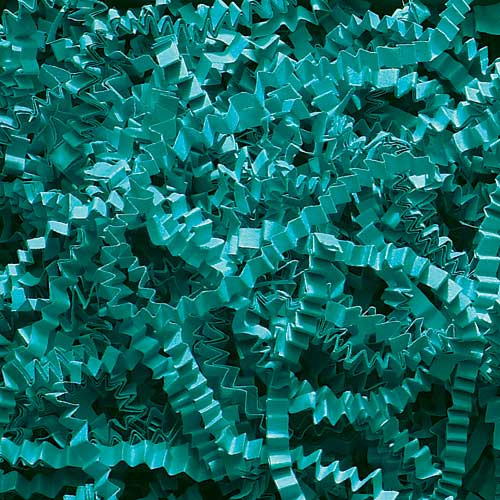 Crinkle Cut Paper 10# Teal | Western Foil Corp