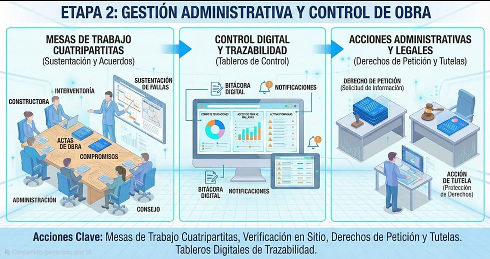 Etapa 2: Gestión Administrativa y Control de Obra