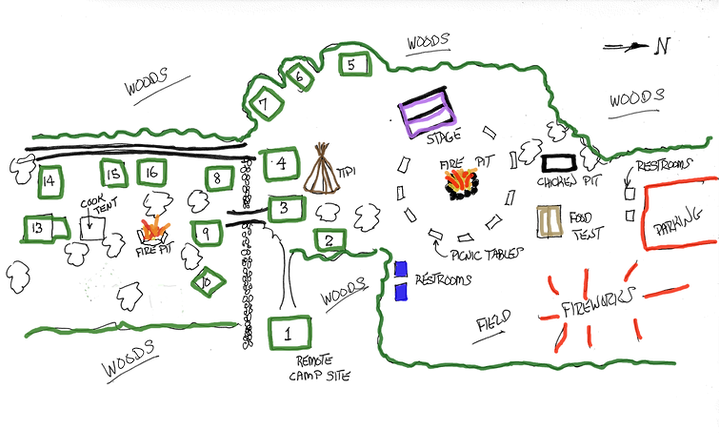 Campsite Map