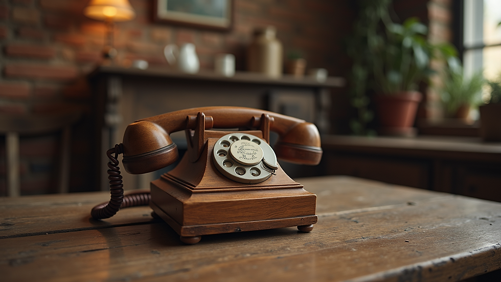 Doğal Ahşap Telefon Modelleriyle Dekorasyon Fikirleri