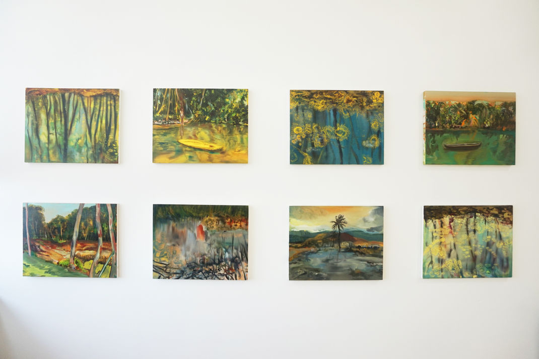 Deborah Wasserman Artist is a painter of landscapes, an ecofeminist artist, paints landscapes