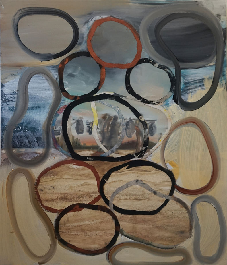 Embedded in Wasserman's work are themes of migration, women’s journeys and earth deterioration