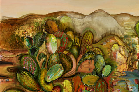 Deborah Wassermans art about the desert and the natural beauty present in the world