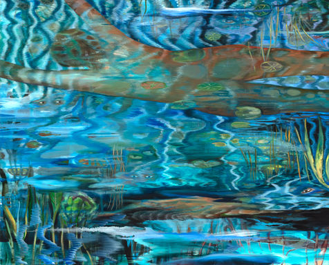 Deborah Wasserman Artist, ecofeminist, contemporary landscape painter, climate change artist, Mother Earth, Divine feminine. Modern landscapes, contemporary landscape painter, brazilian artist, Israeli artist, New York Artist, Contemporary women artists, impact of climate change, earth change, bathers, bather series, marine paintings, contemporary bathers