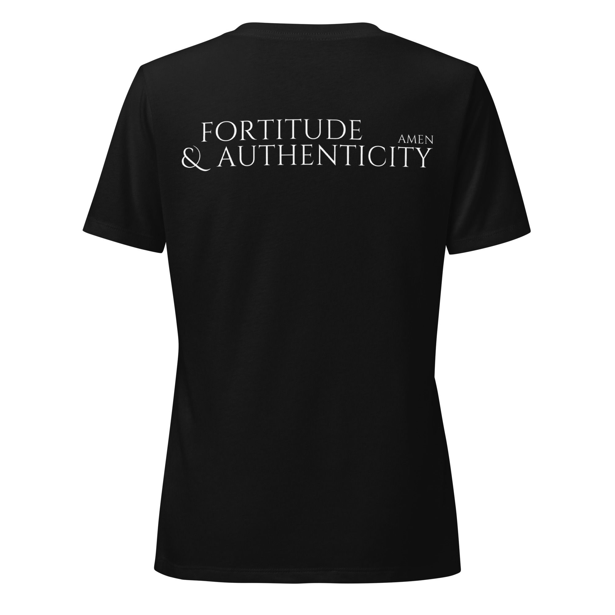 women's v-neck (back)