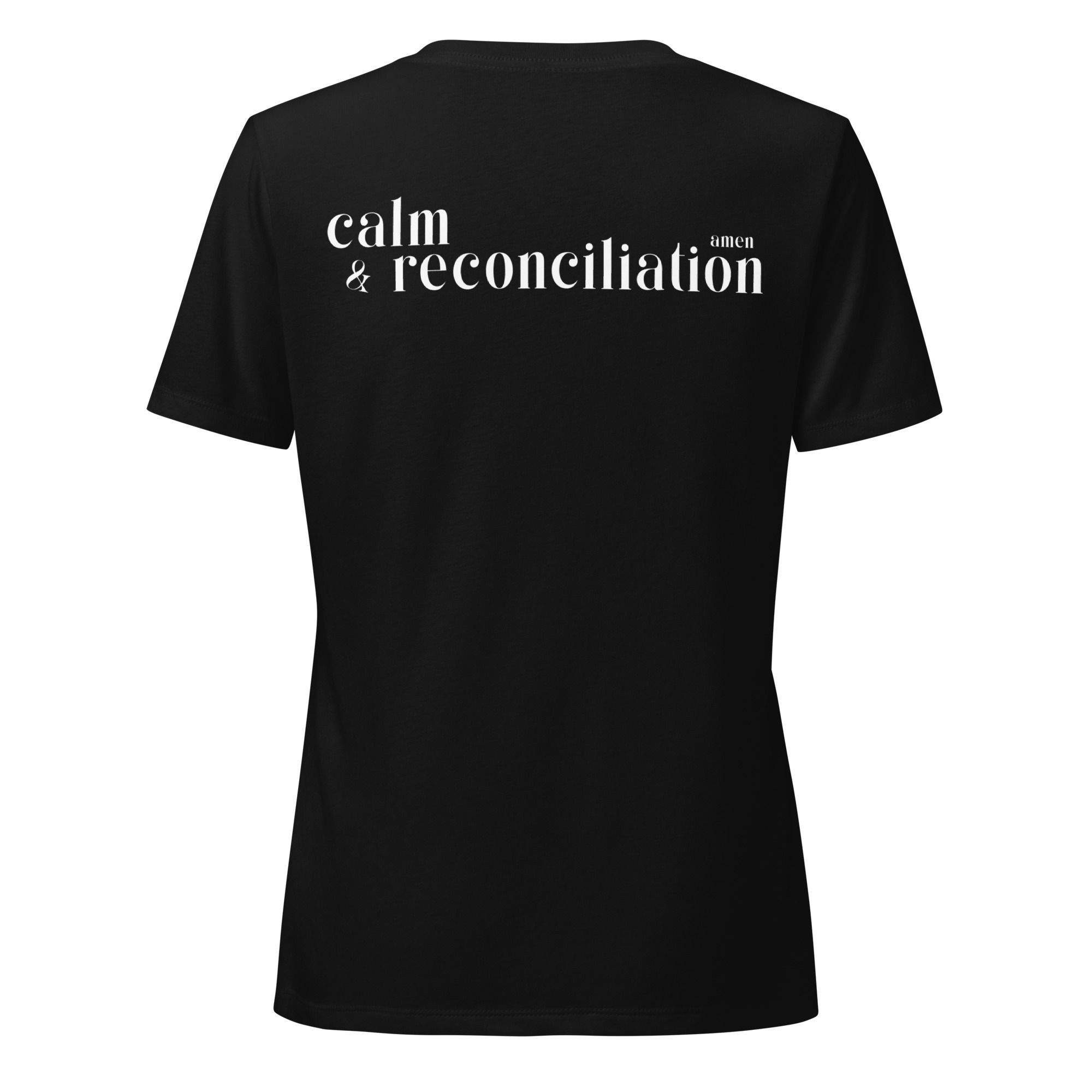 women's v-neck (back)