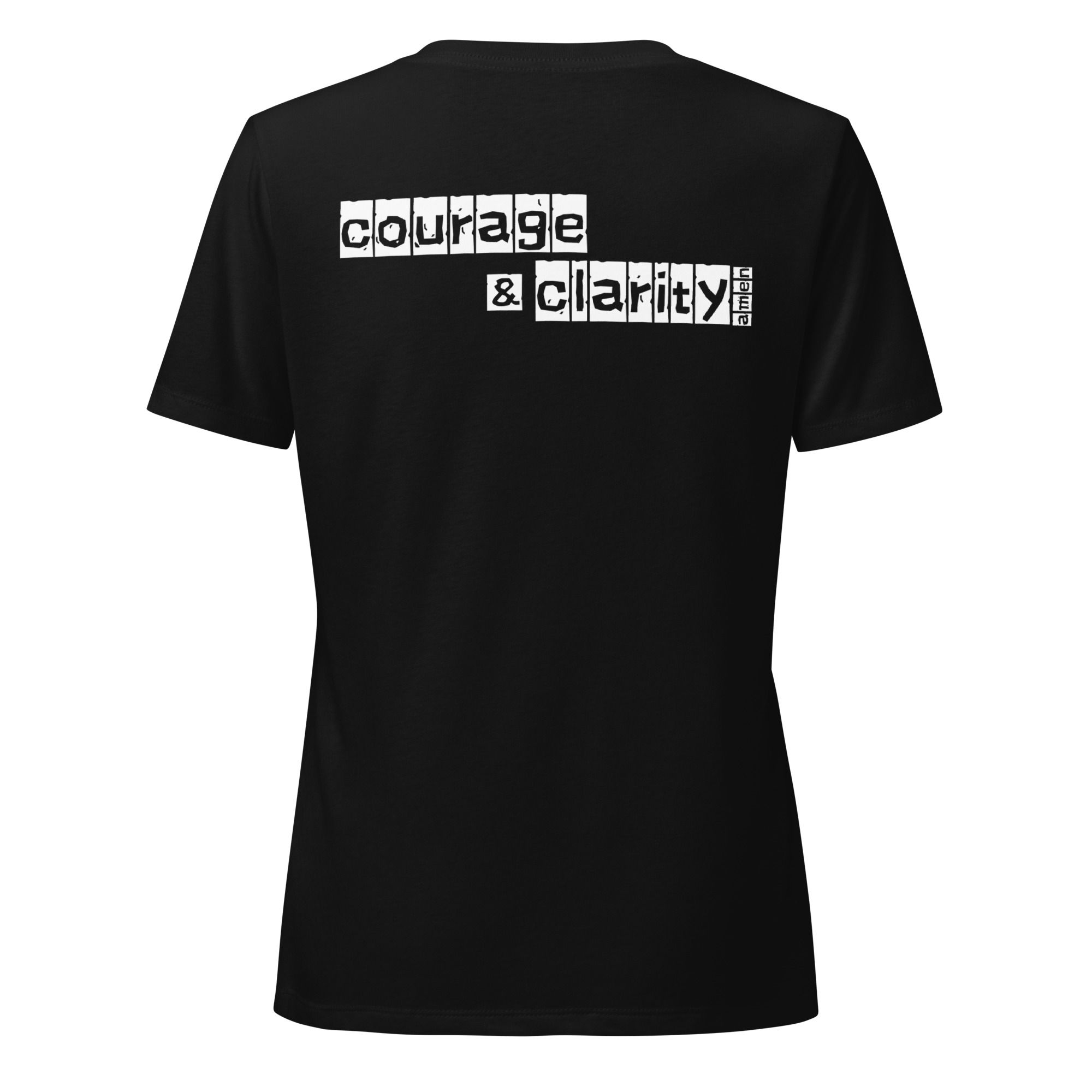 women's v-neck (back)