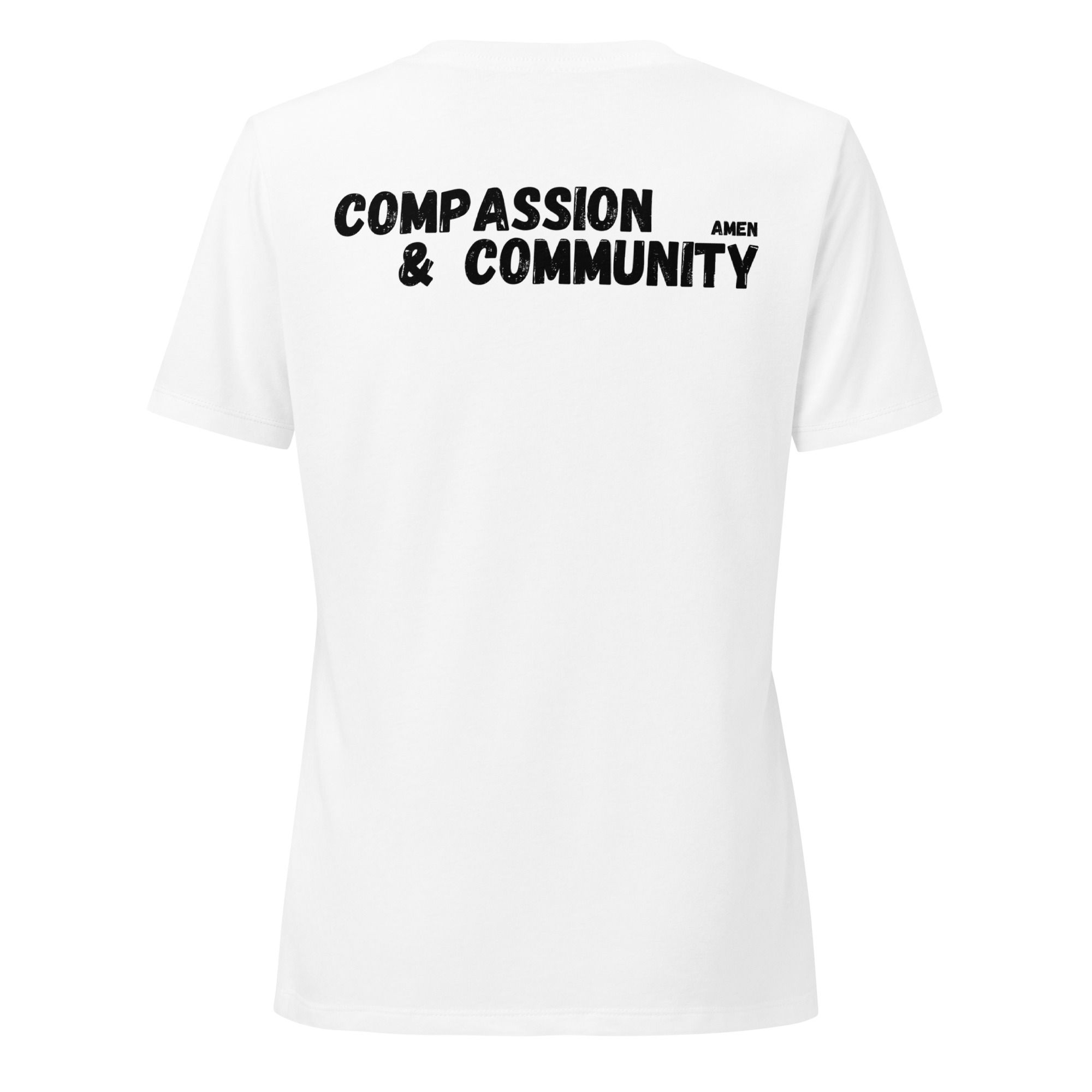 women's v-neck (back)