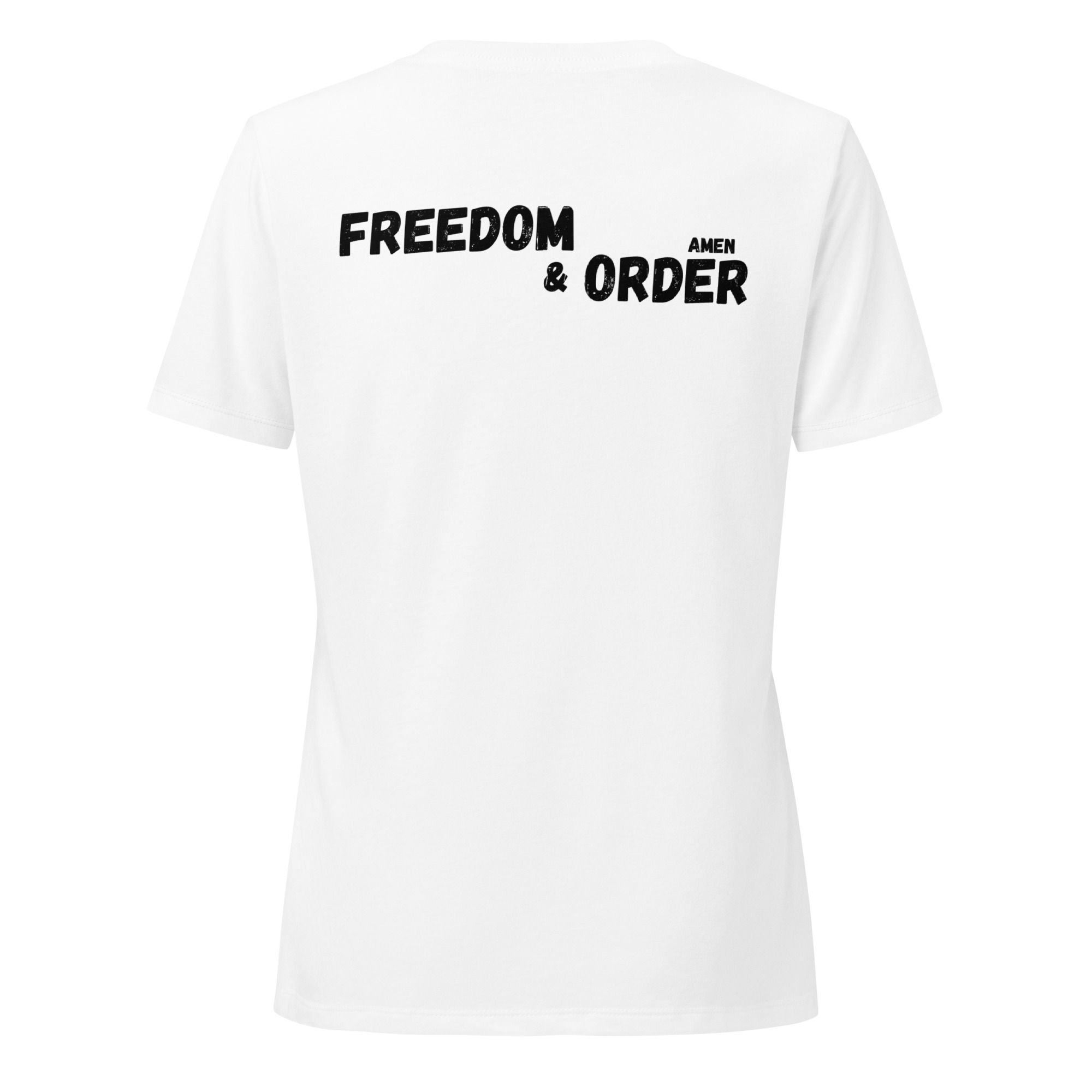 women's v-neck (back)