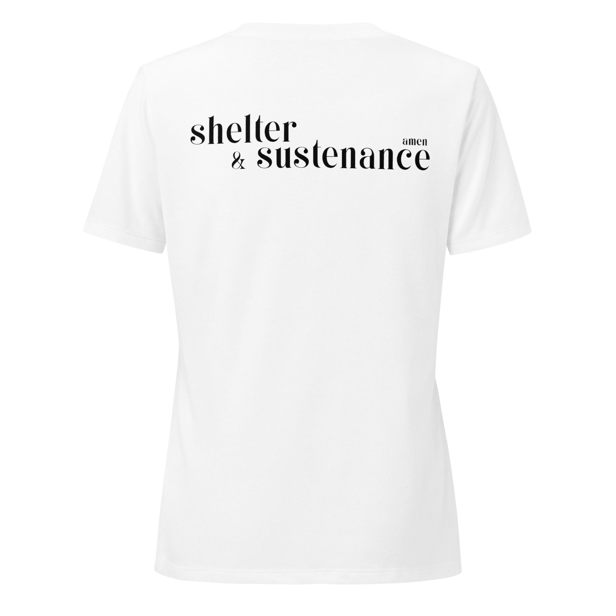 women's v-neck (back)