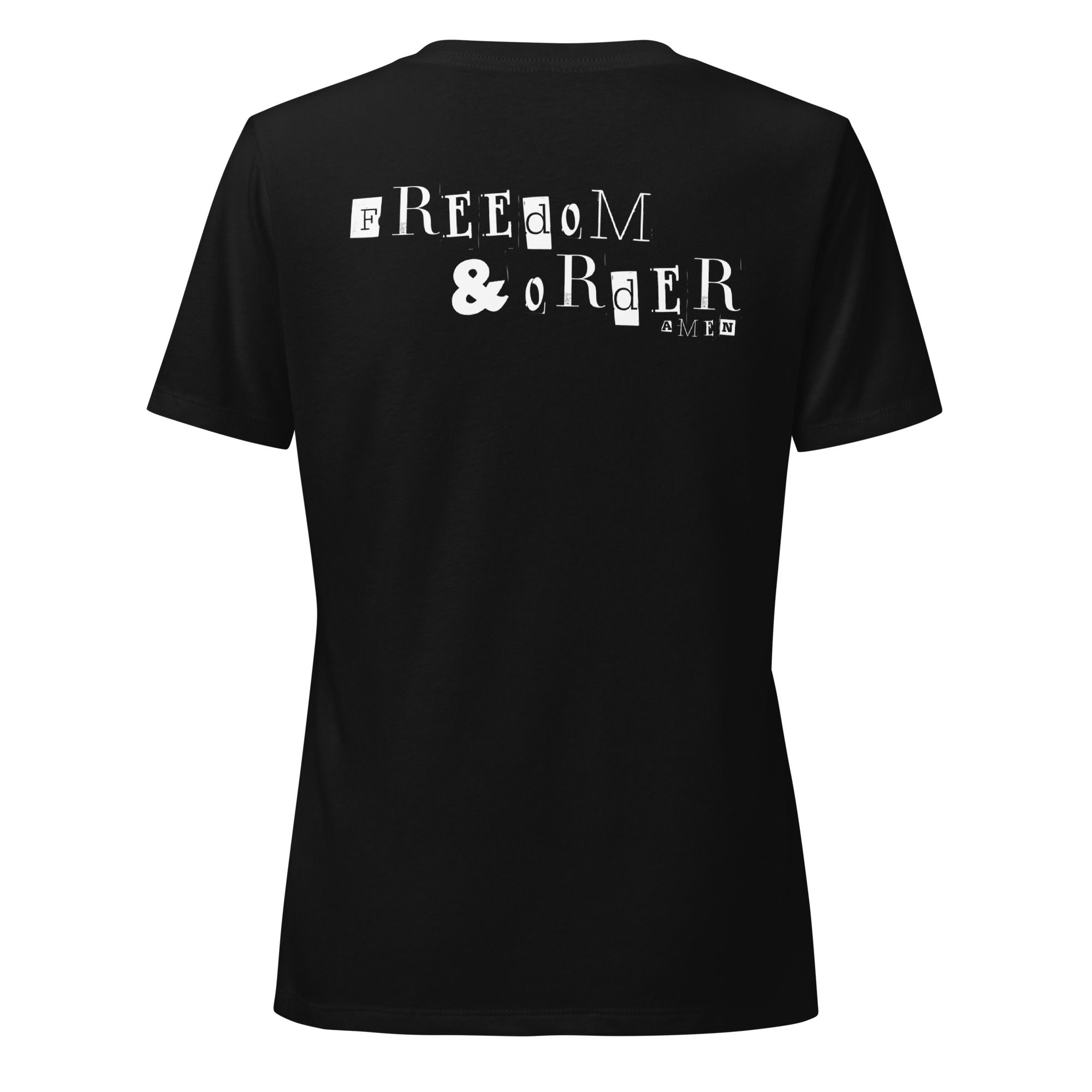 women's v-neck (back)