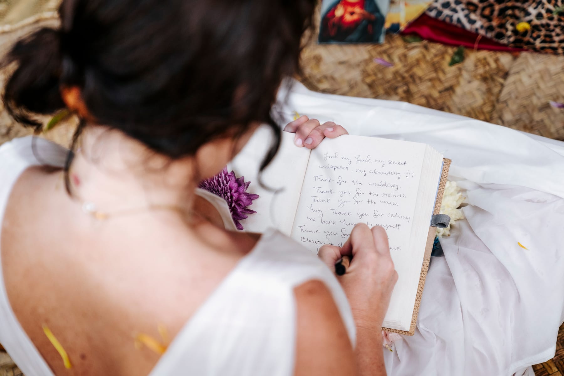Journaling during the retreat