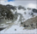 Moraine in Saudan Couloir