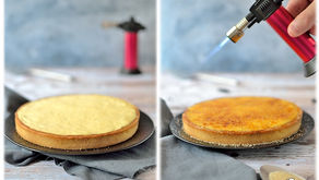 Tarte crème brûlée fève de tonka 