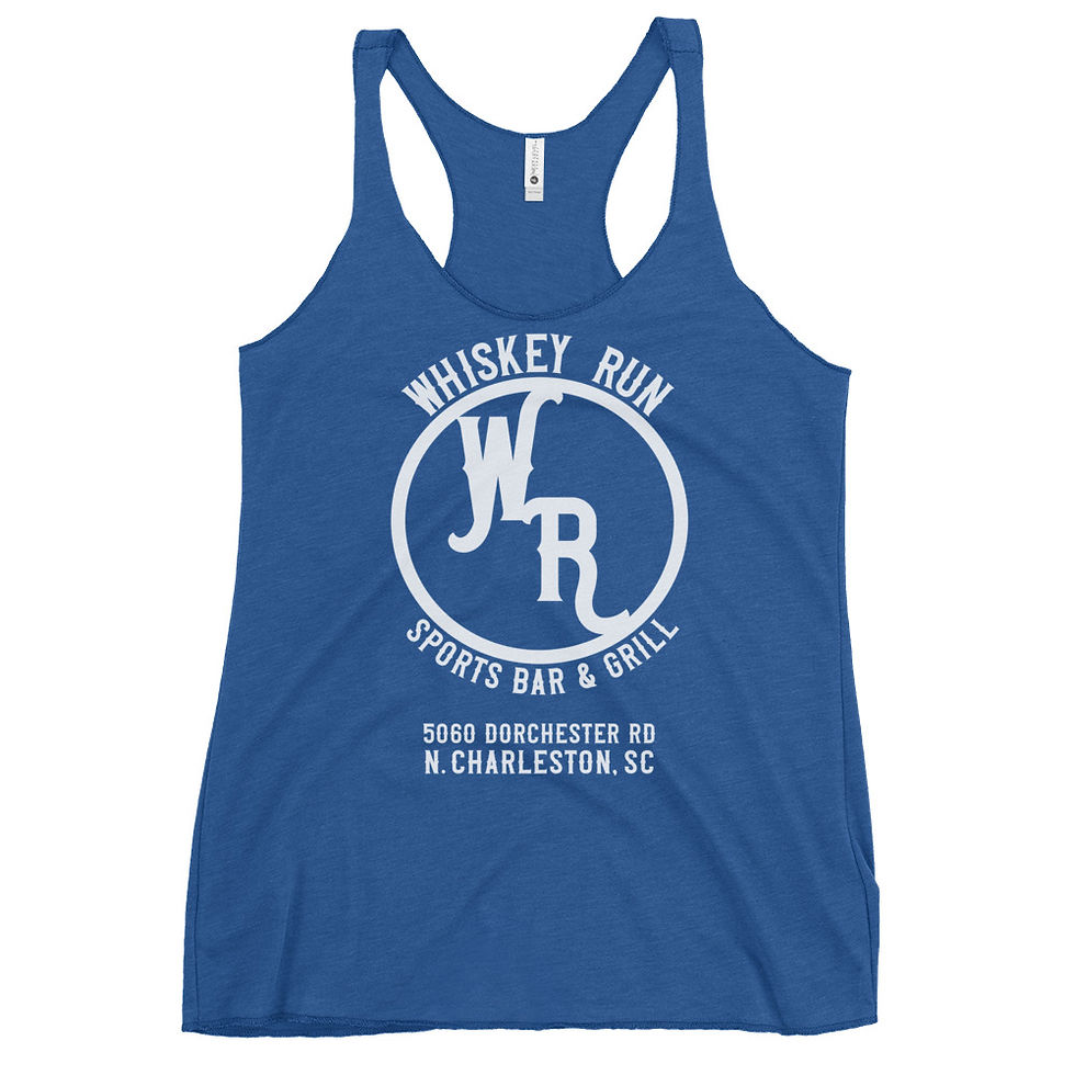 Thumbnail: Women's Racerback Tank White Print