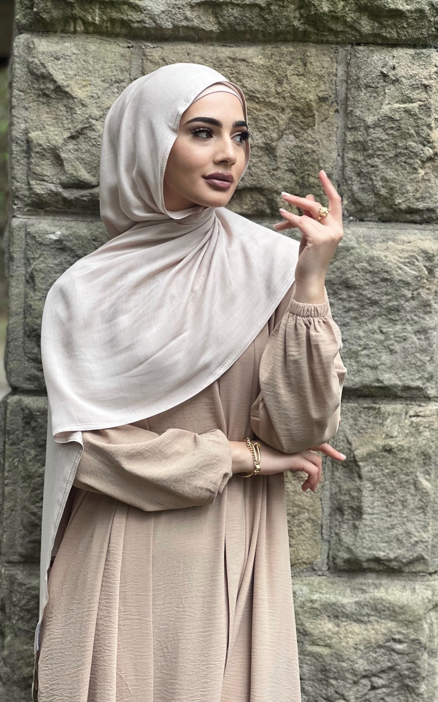 Thumbnail: Neutral Bamboo Modal Hijab