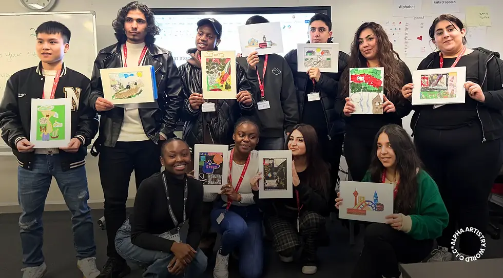 AAWCIC Launches 16-18 ESOL art programme in London