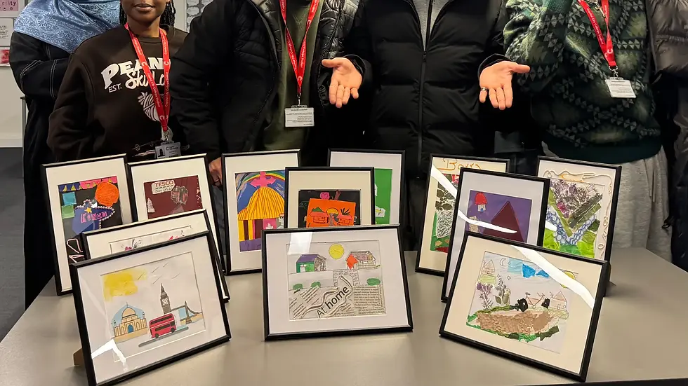 Innovators Club 16-18 ESOL art programme.