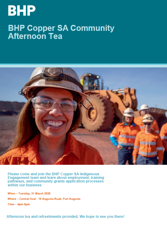 BHP Copper SA Community Afternoon Tea