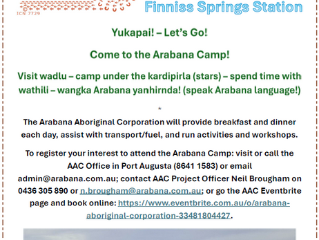 Yukapai - Let's Go! Arabana Camp Registrations Open