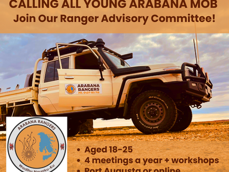 Calling All Young Arabana Mob! Join Our Ranger Advisory Committee!