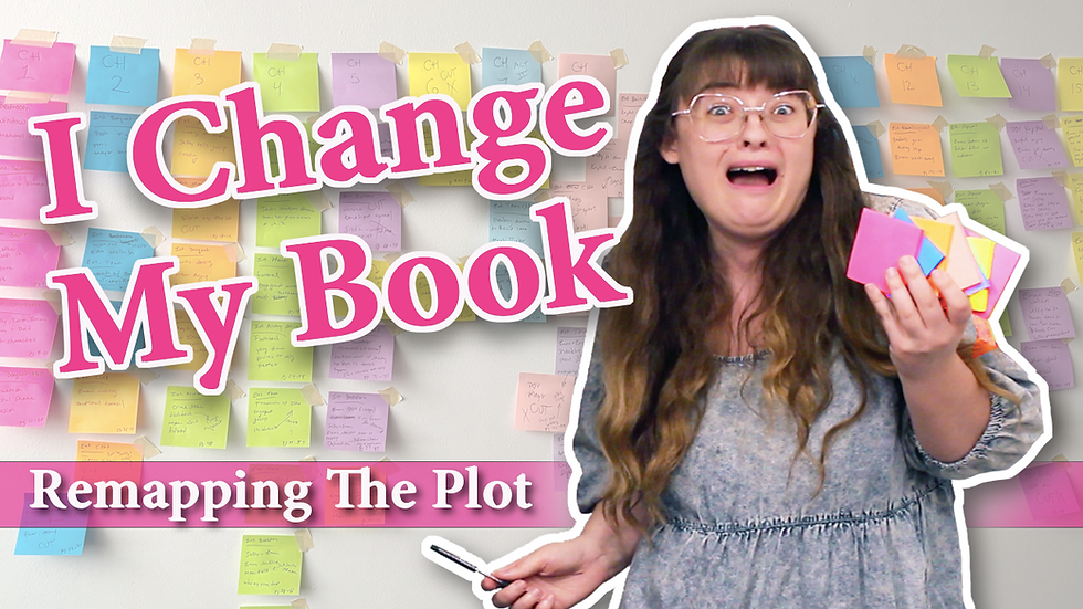 I make a plot map with sticky notes