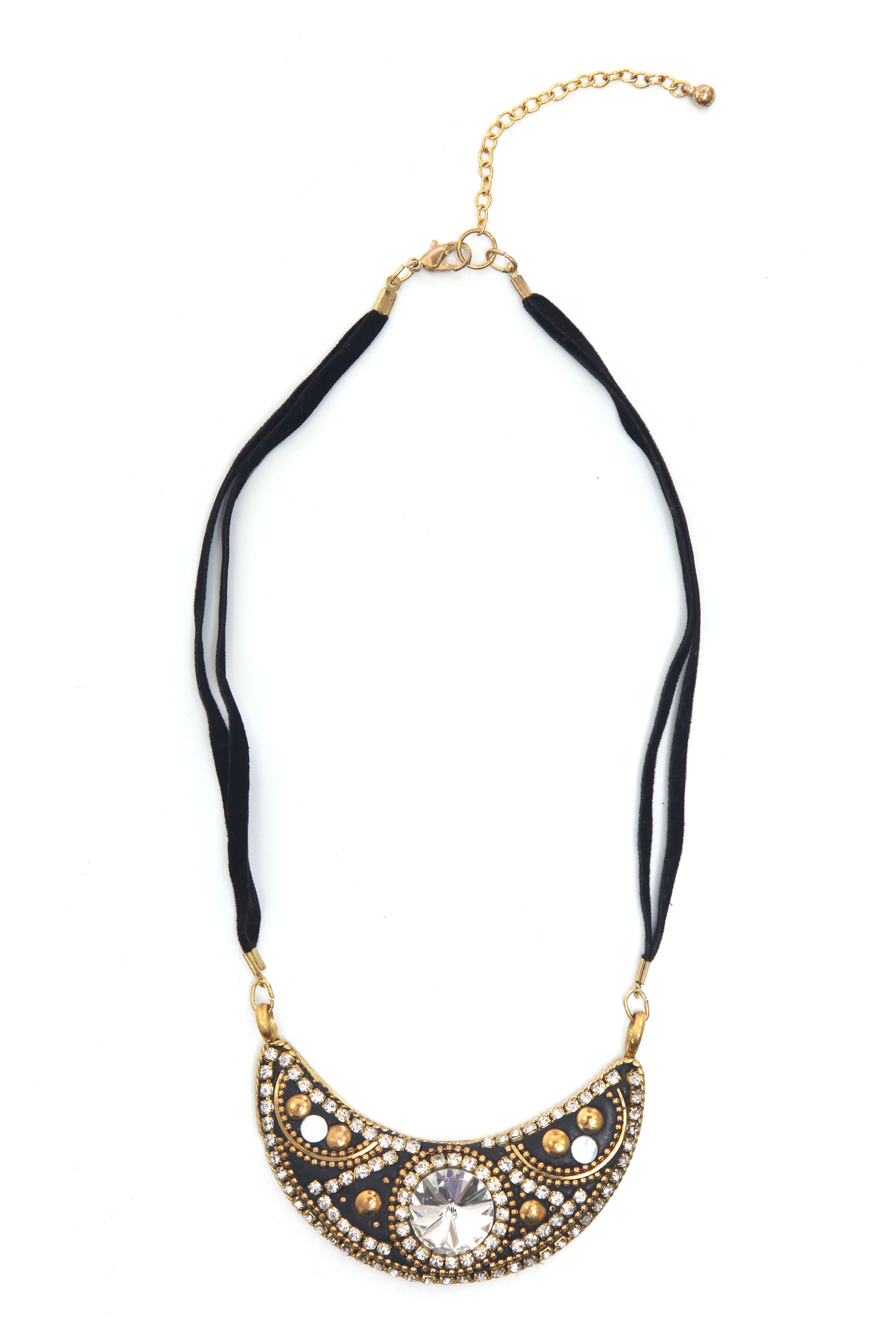 Kurze Kette Nora – Schwarz