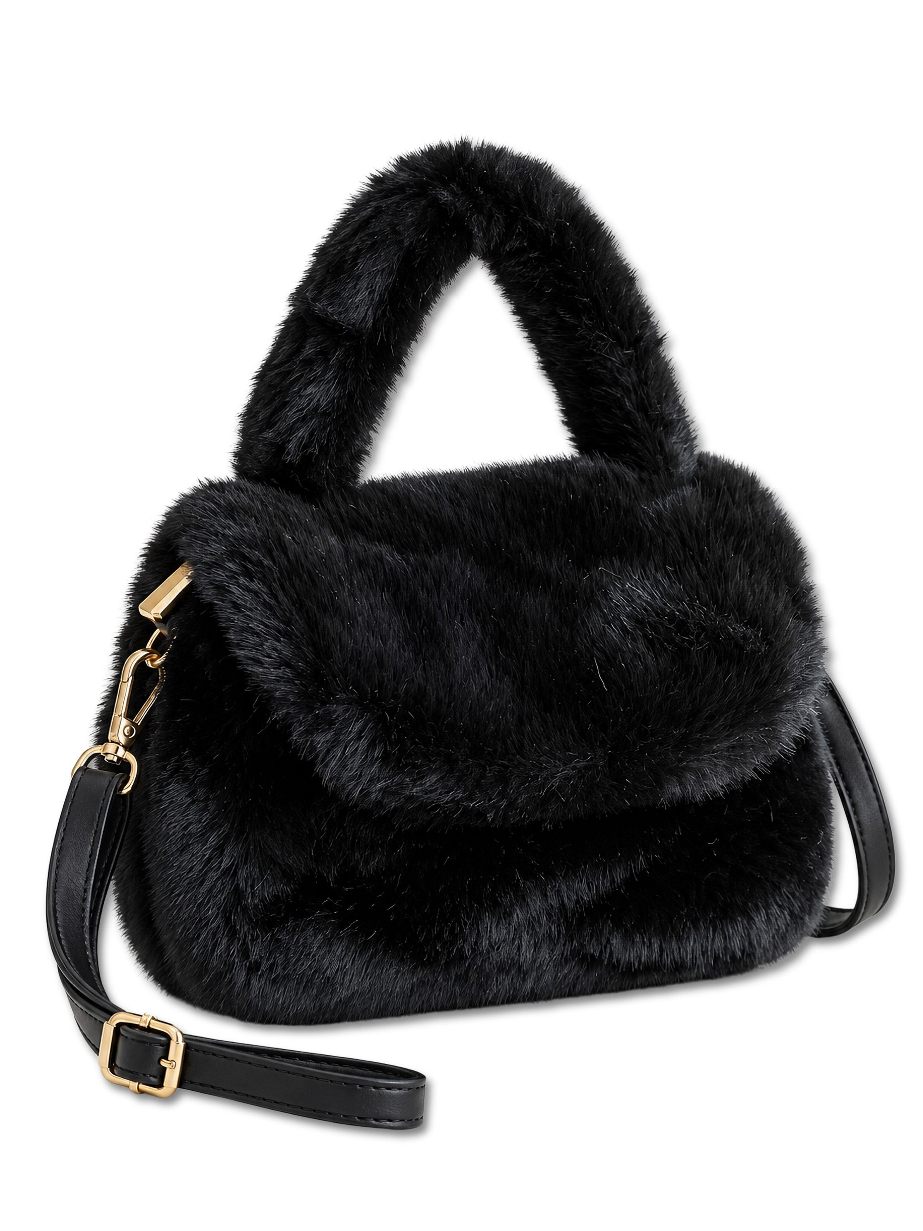 Felltasche Smallfoot – Schwarz