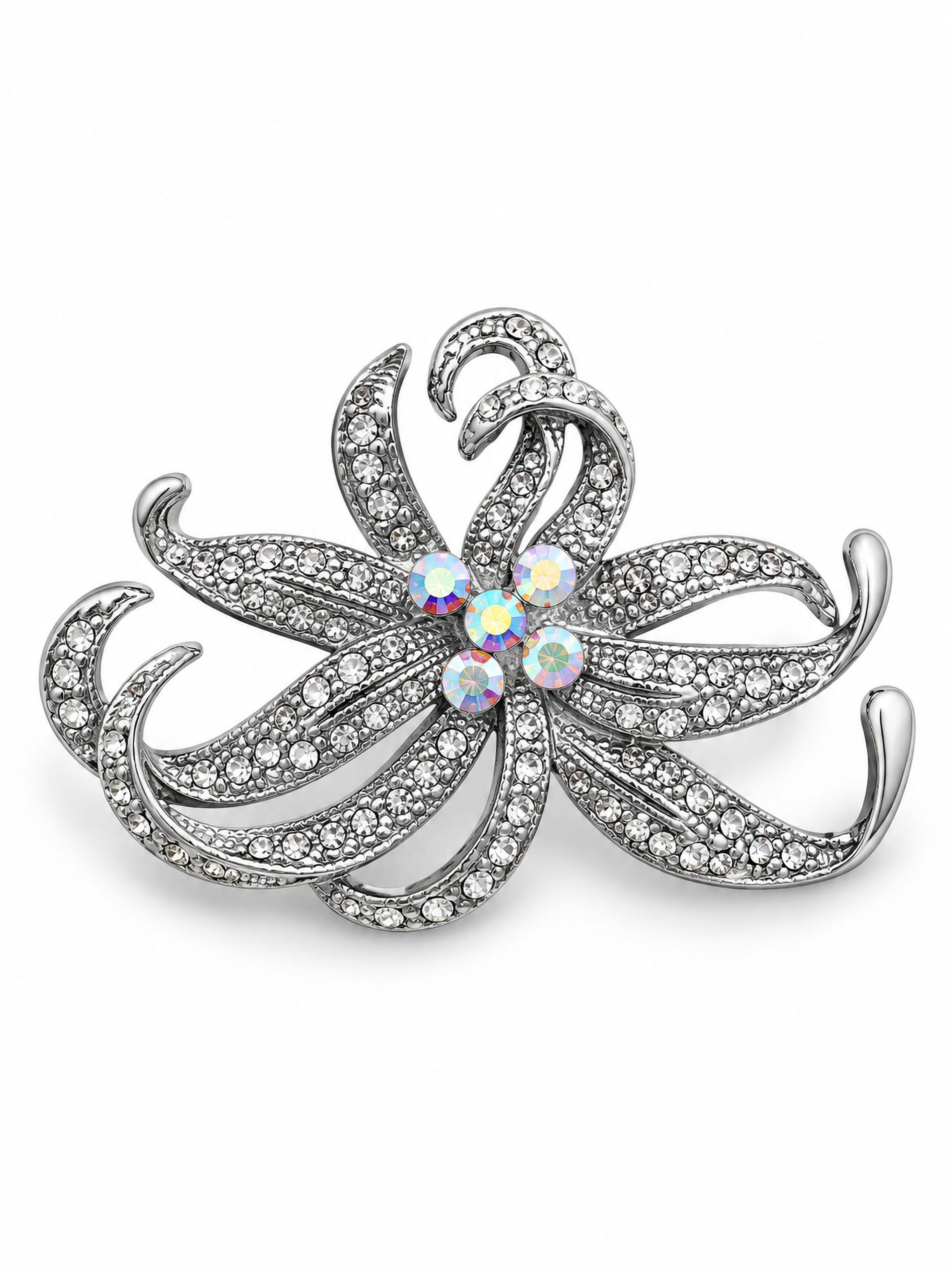 Brosche Lilia – Silber