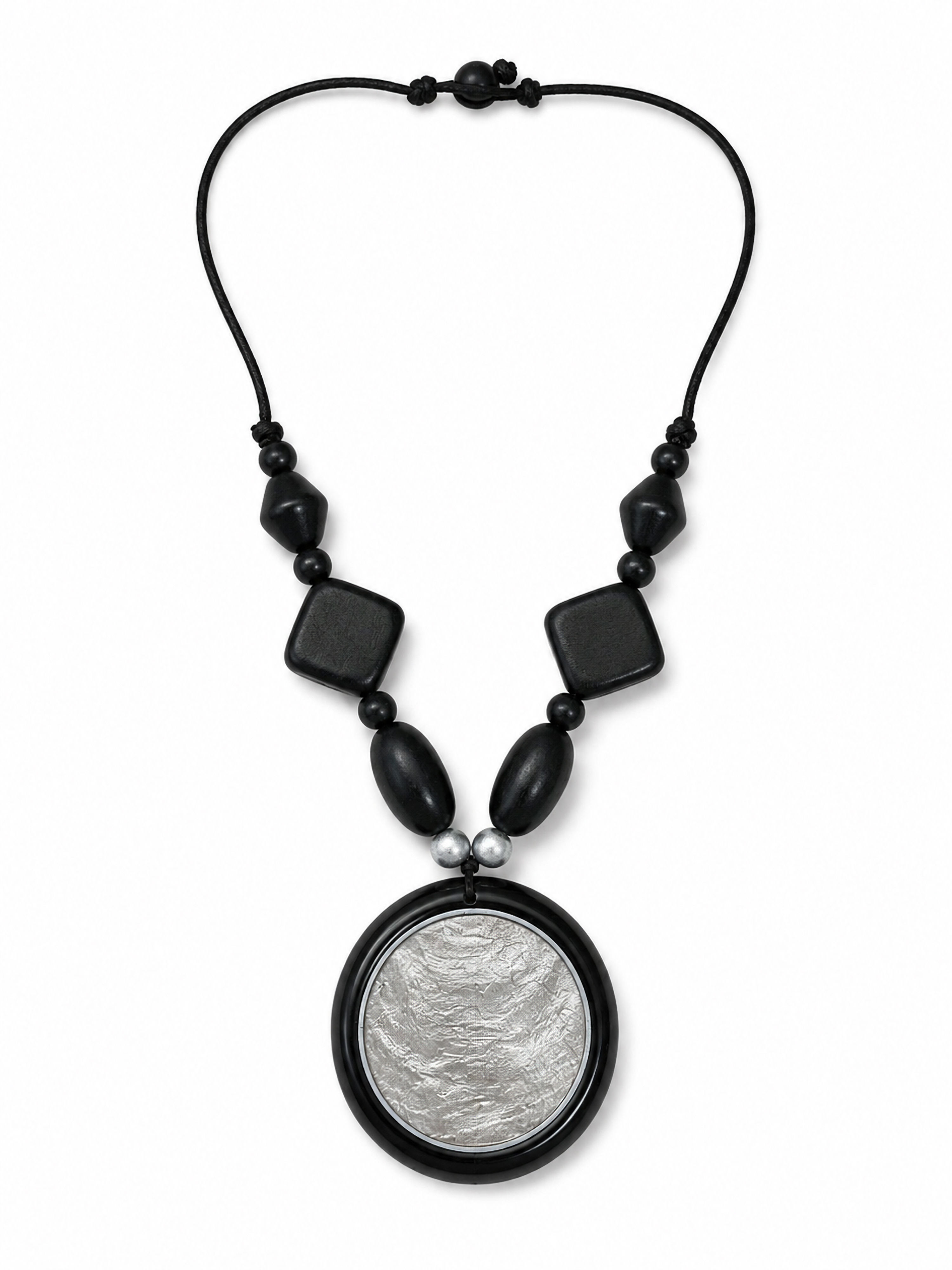 Kurze Kette Nacre – Schwarz