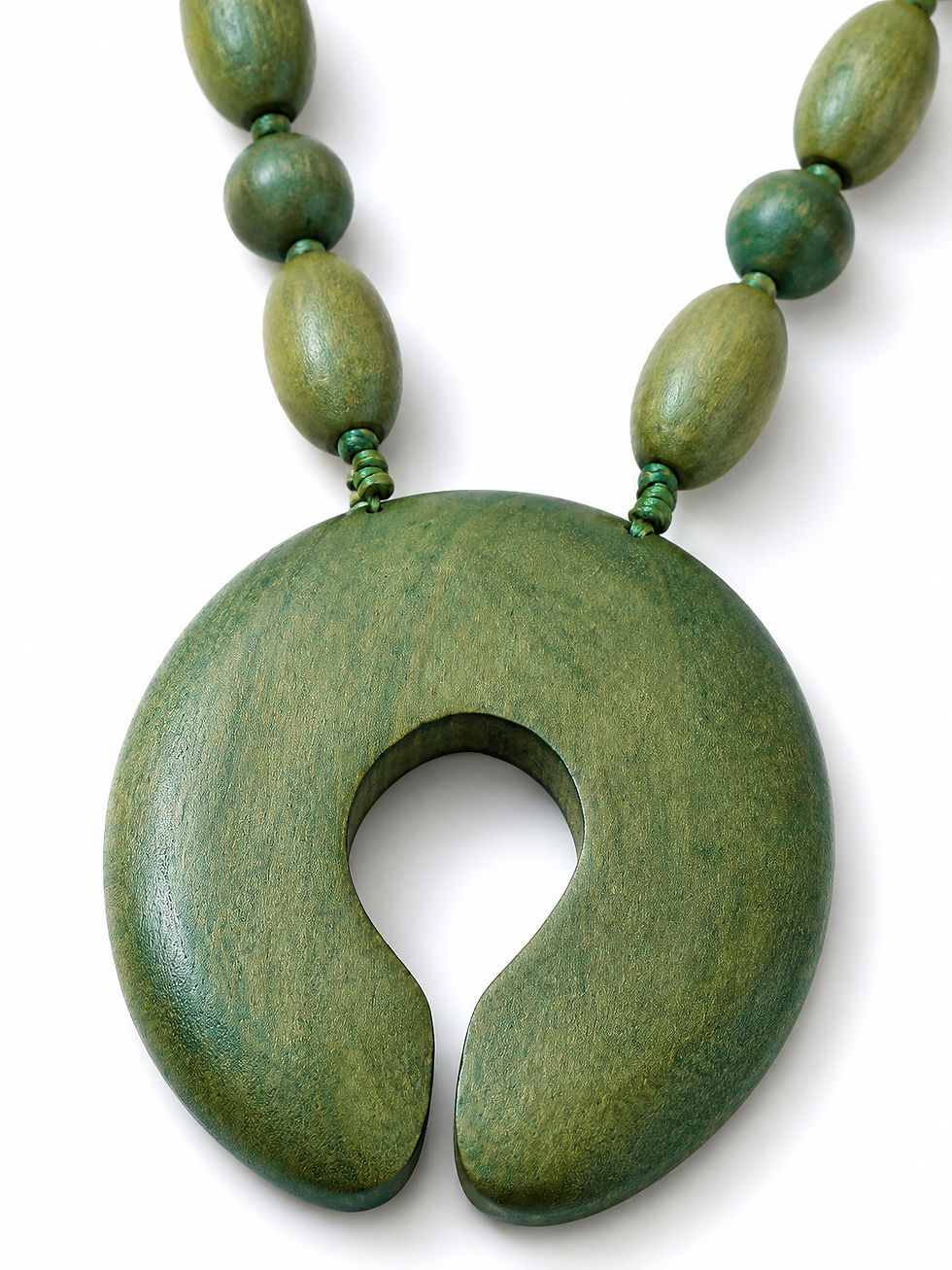 Miniaturbild: Lange Kette Boho – Grün