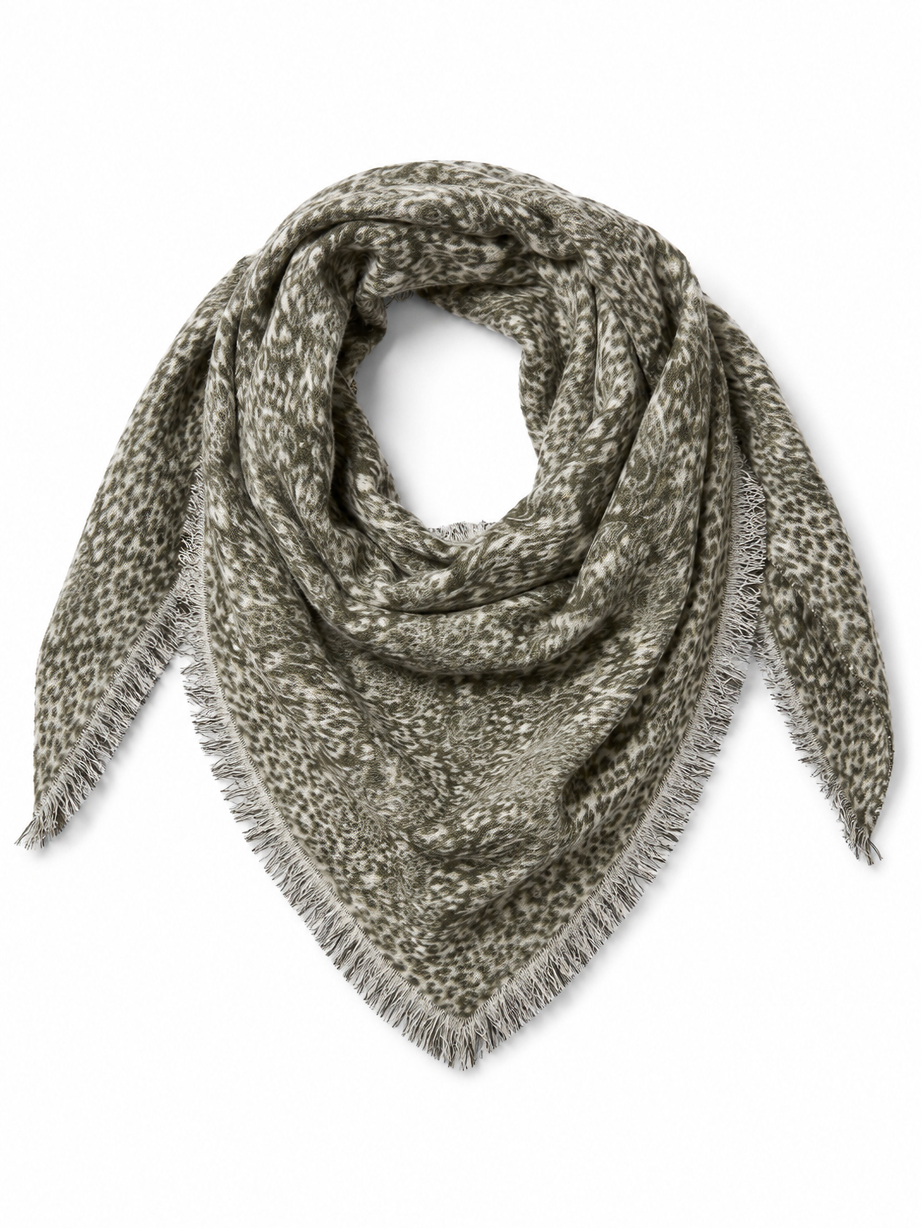 Schal Leo Dreieck – Khaki